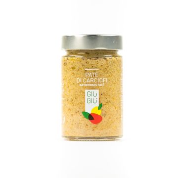 giù giù patè di carciofi gr. 200 sicilia siciliano prezzemolo e vitale
